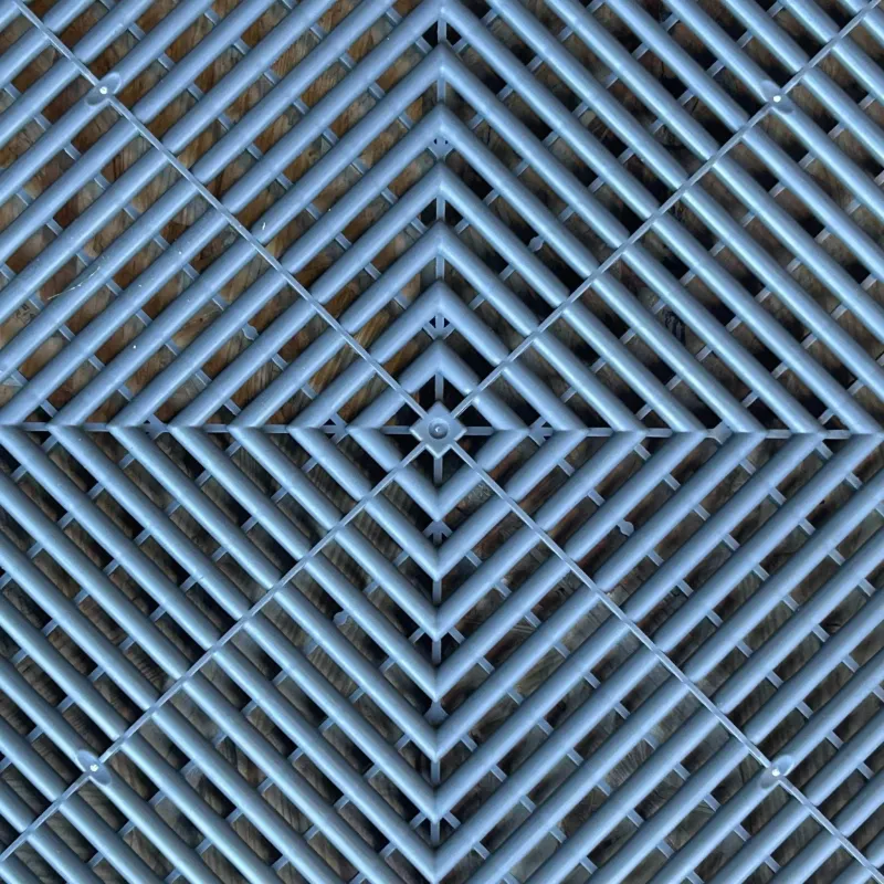 Dalle de Garage Top-tier PVC Clipsable 395x395 mm - gris