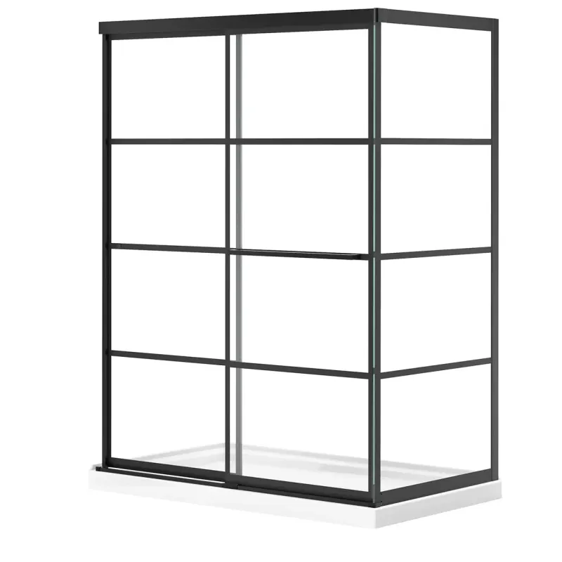 Incognito 76 Return Panel 36 . Base Shaker glass Soft-touch Black