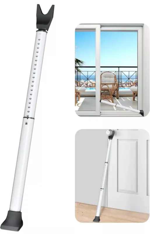 Industrial Strength Door / Patio Door Jammer Customizable Security Bar