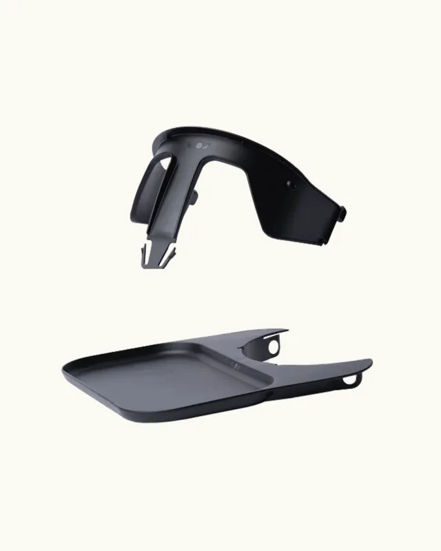 Klapp Safety Rail & Tray Charcoal Ebony