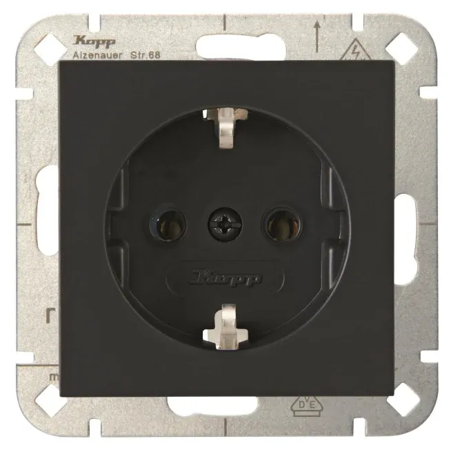Kopp HK07 Schutzkontakt 949315006 Steckdose anthrazit