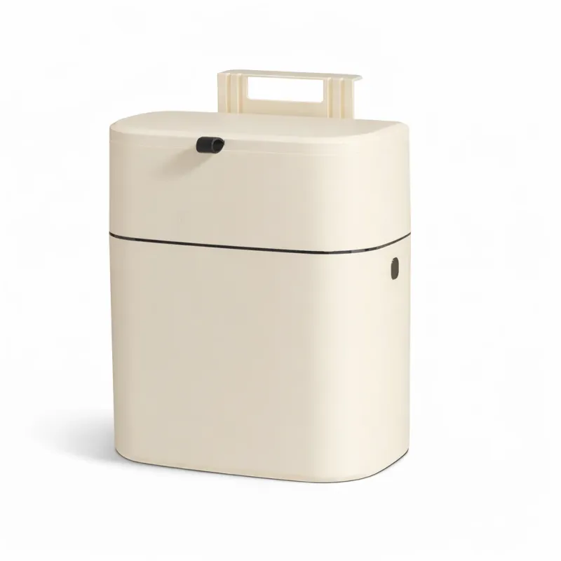 Rechargeable Motion-Activated Poubelle suspendue de cuisine 8L avec couvercle anti odeurs