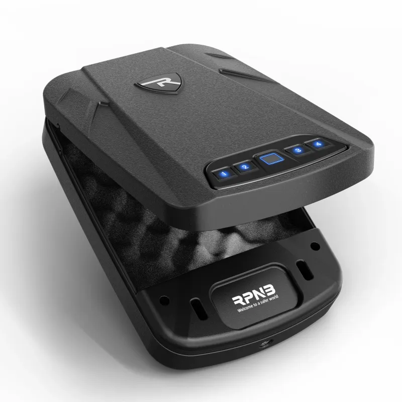 Rechargeable Motion-Activated RPNB RP2008 Biometric Handgun Secure