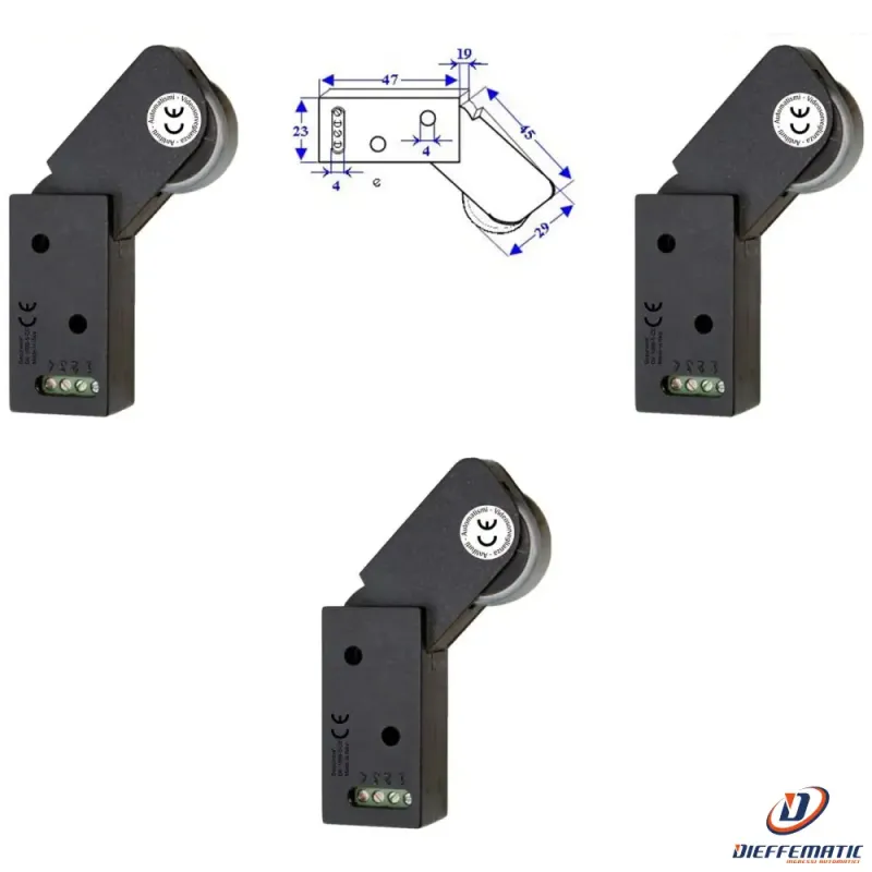 Rotelli Contatti Allarme Passaggio Securvera Se-Rcmtrcvapd | Easy Installation