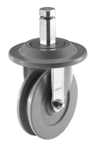 Roue de rechange pour rayonnage mobile Premier sur rail Hi-Vis Yellow