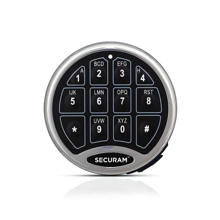 Securam SafeLogic Basic Touchscreen Electronic Lock Chrome