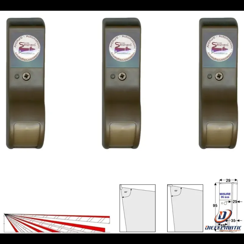 3 Sensori Infrarosso Tenda Da Esterno Protetto Persiana Securvera Sv-Slmrmetltd Home & Office