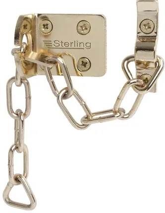 Sterling Sturdy Duty Door Chain Brass