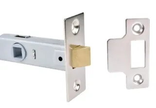Sterling Tubular Mortice Latch 75mm Warm alloy 2 Remotes