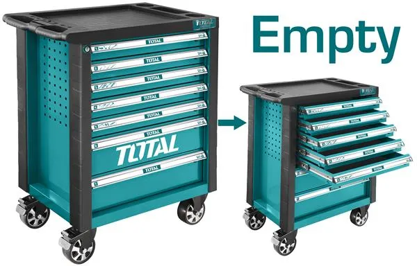 Total Roller Cabinet 7-Drawer Central Locking