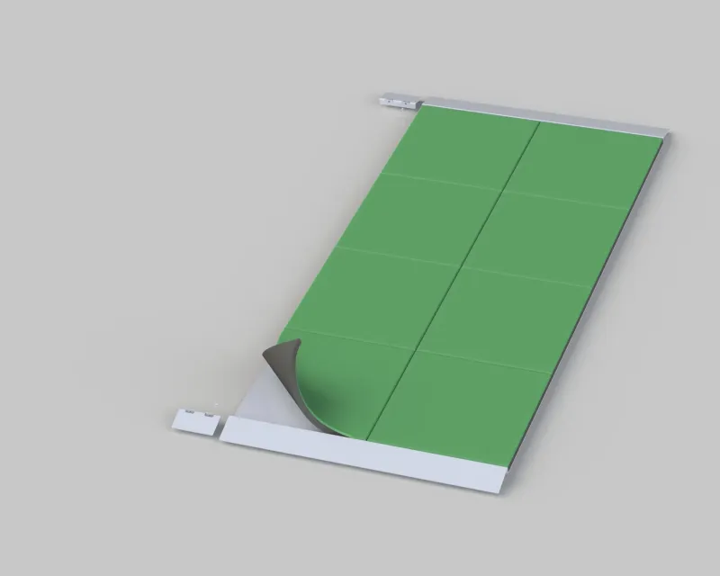 TUILE d'ancrage LESTAK - section droite aluminium 100Kg Lock