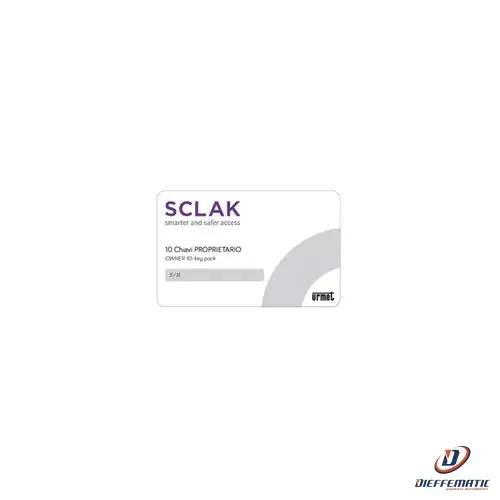 Urmet Licenza 10 Chiavi Proprietario, Sclak 1086/210 Sicurezza Originale Nuovo