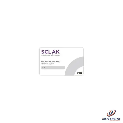 Urmet Licenza 50 Chiavi Proprietario, Sclak 1086/250 Sicurezza Originale Nuovo