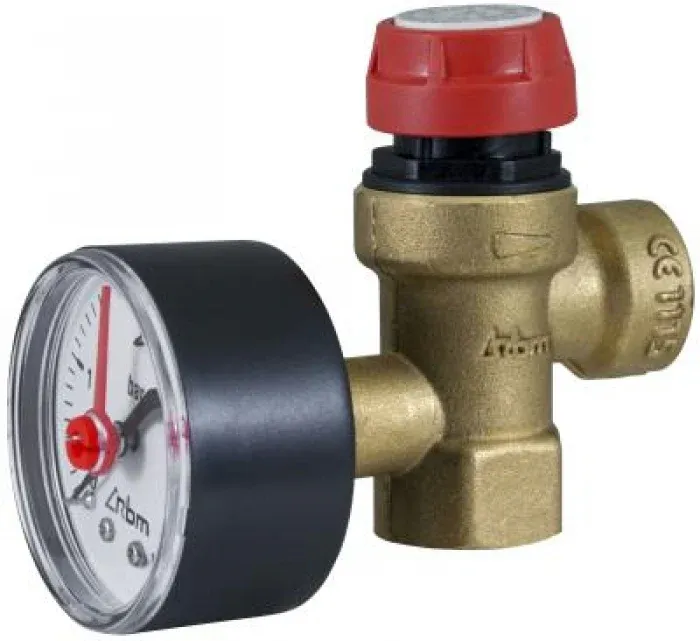 VALVOLA DI SICUREZZA RBM 1/2" 8 BAR Fluorescent Yellow