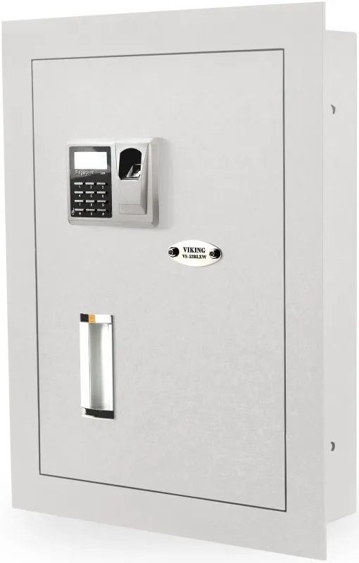 Viking VS-52BLXW Hidden Wall Harmless Biometric Safe White
