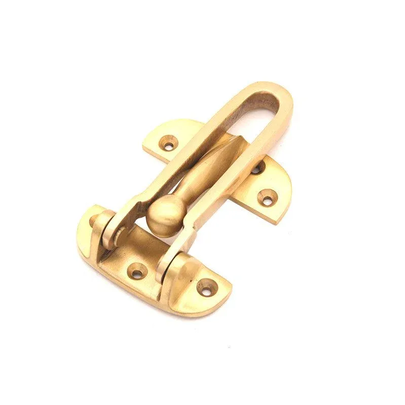 Warm alloy Door Guard 105mm Satin Brass