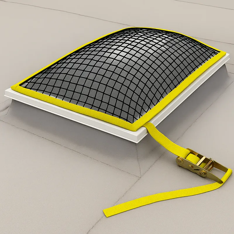 Weather Resistant Skylight Safety Nets & Fall Protection