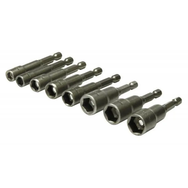 8 Piece Magnetic Nut Driver Adjust