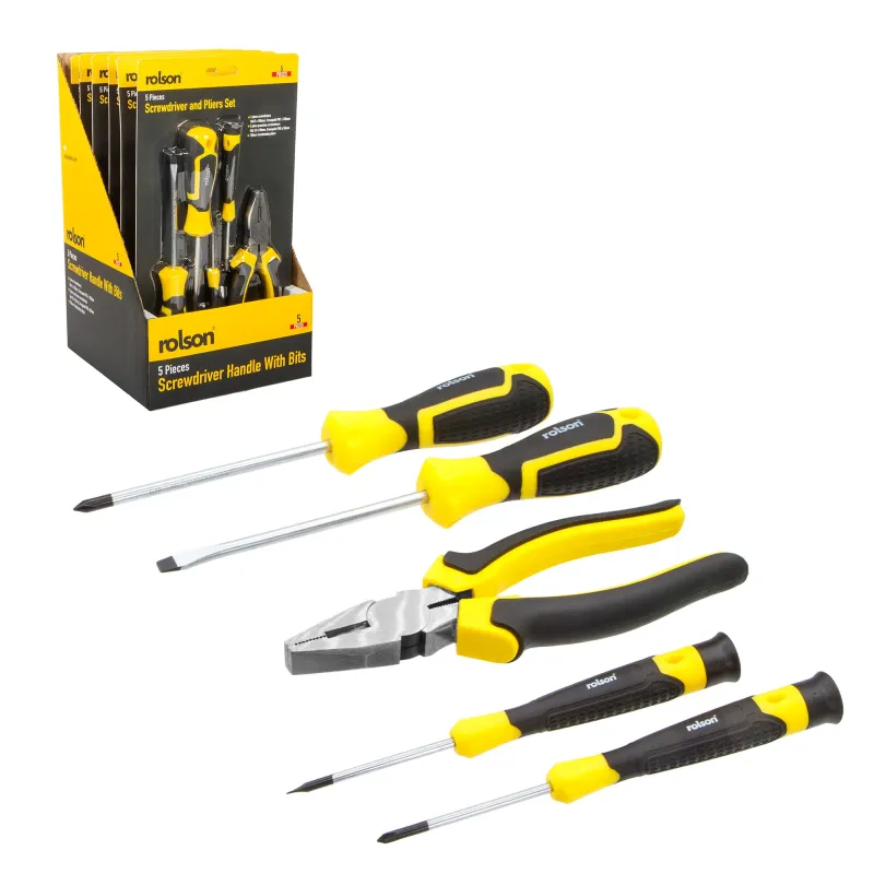 5 Piece Screwdriver and Pliers Place