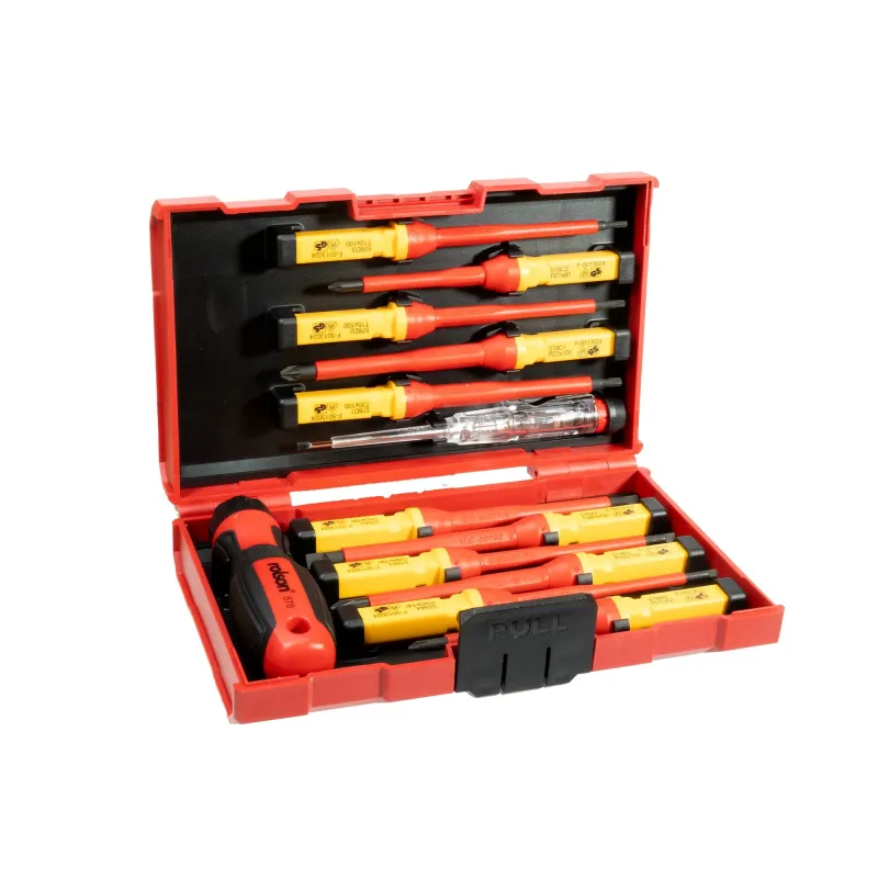 13 Piece VDE Interchangeable Screwdriver Adjust