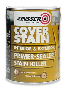 Matte Finish Zinsser Cover Stain Primer Sealer 5L