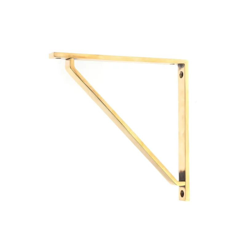 Aged Warm alloy Barton Shelf Bracket (200mm x 200mm) | From Anvil