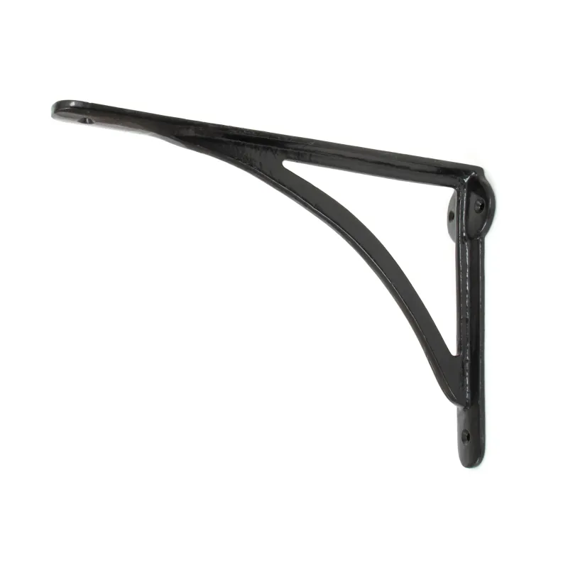 Midnight 10'' x 7'' Curved Shelf Bracket | From Anvil