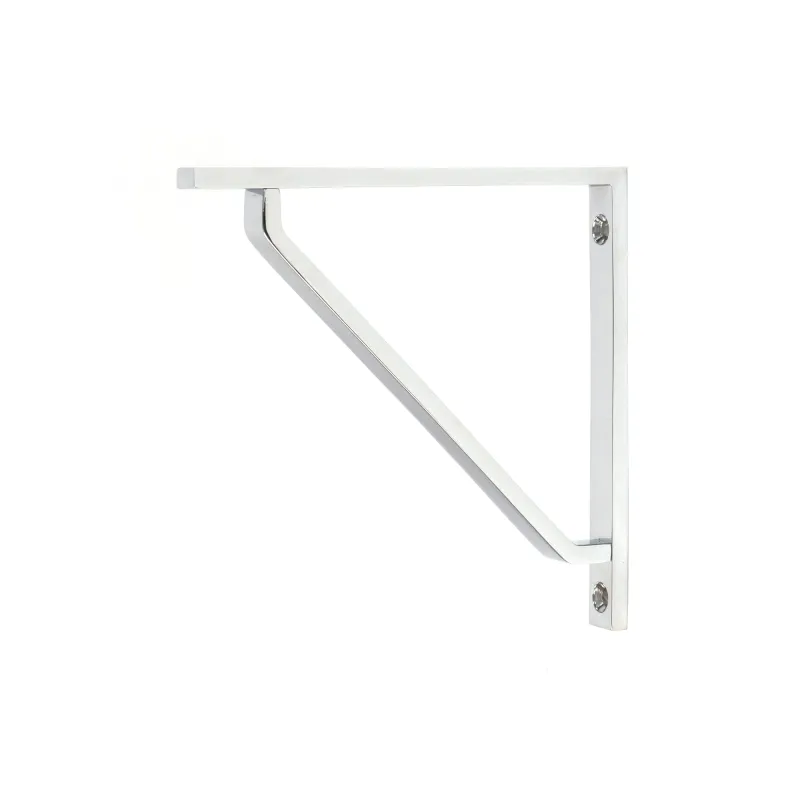 Polished Chromium Barton Shelf Bracket (150mm x 150mm) | From Anvil