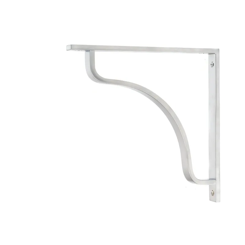 Satin Chromium Abingdon Shelf Bracket (200mm x 200mm) | From Anvil
