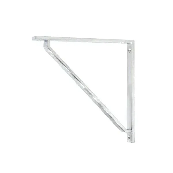 Satin Chromium Barton Shelf Bracket (200mm x 200mm) | From Anvil