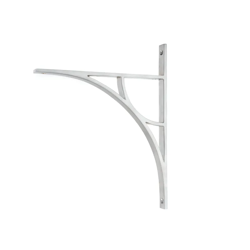 Satin Chromium Tyne Shelf Bracket (314mm x 250mm) | From Anvil