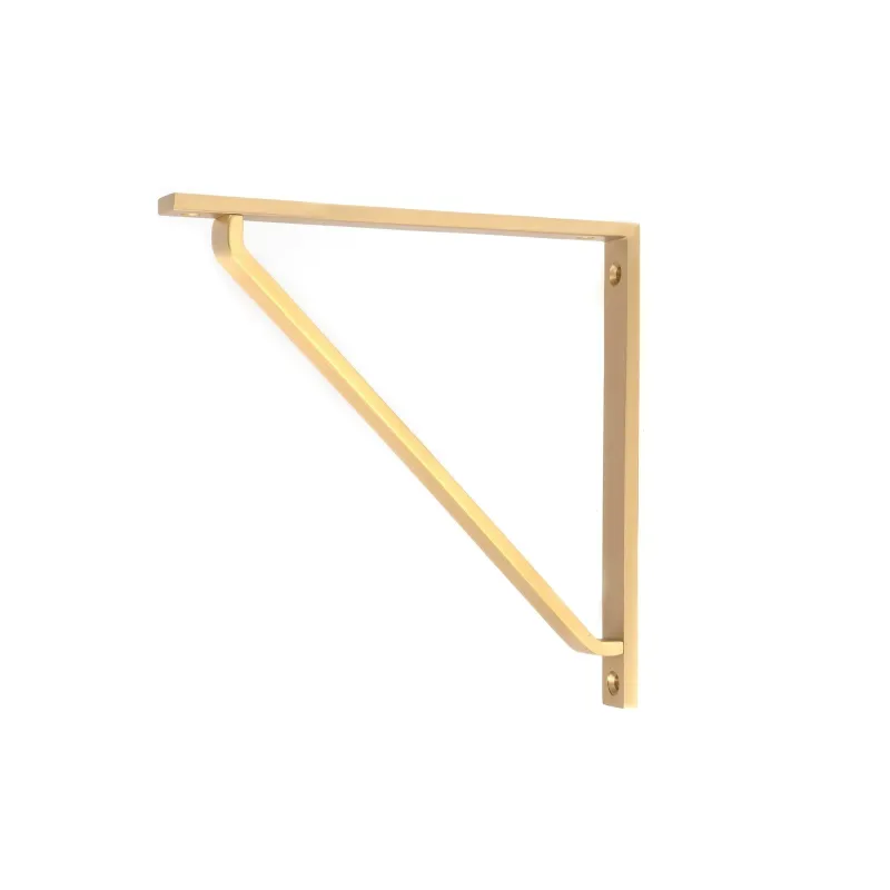 Satin Warm alloy Barton Shelf Bracket (200mm x 200mm) | From Anvil