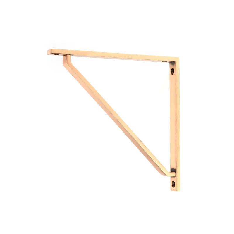 Smooth Bronze Barton Shelf Bracket (200mm x 200mm) | From Anvil