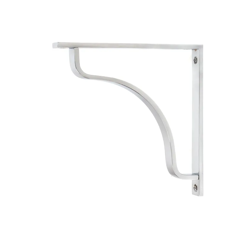 Smooth Chrome Abingdon Shelf Bracket (200mm x 200mm) | From Anvil