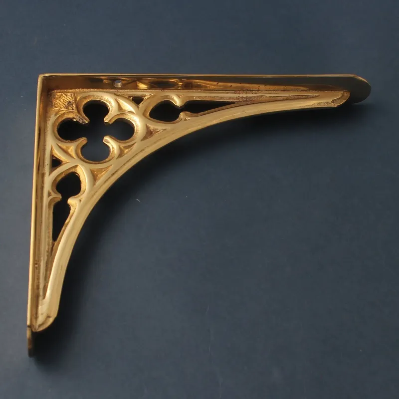 8 x 7 Inch Gothic Warm alloy Shelf Bracket