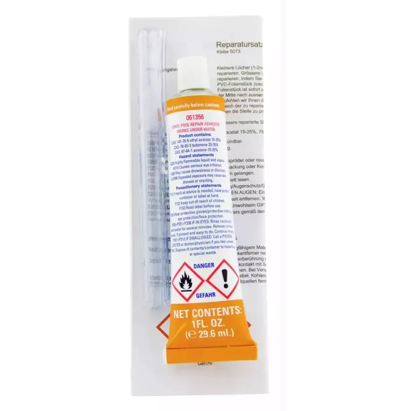 Underwater hole repair sealer synthetic and vinyl