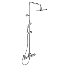Ceratherm T25 Dual Shower System shiny metal