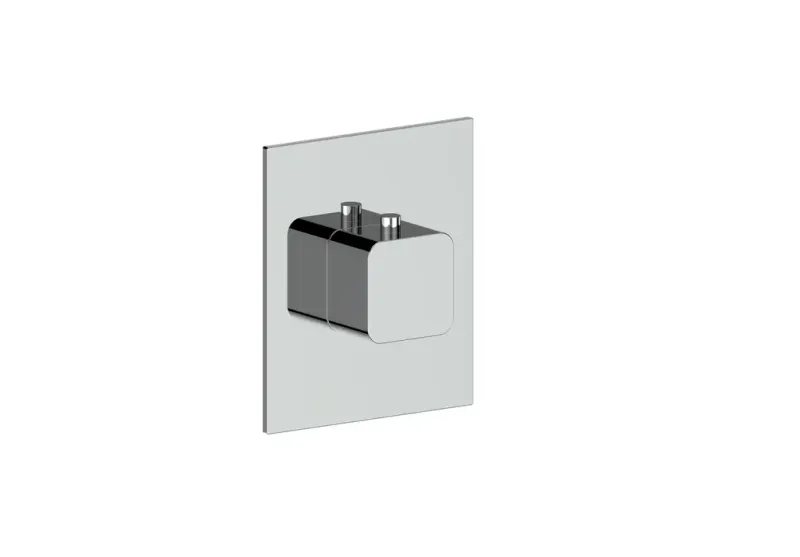Brushed Nickel NIVEAU TRIM 3/4" HIGH-FLOW TH VALVE