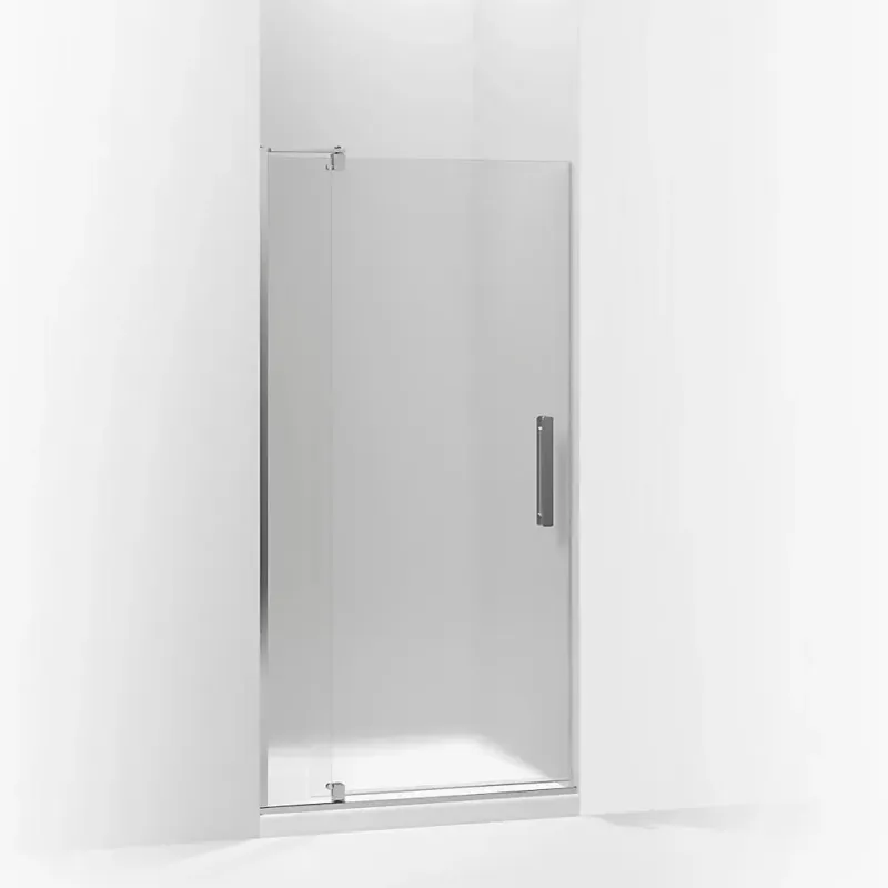 Kohler Revel Pivot shower door, 70" H x 31-1/8 - 36" W, 1/4" thick Opaque glass