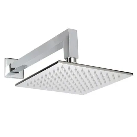 ThermaSol Square Shower Arm + Rain Canopy Kit