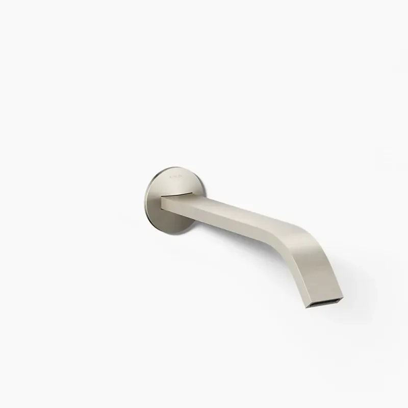 Kohler Components Wall-mount bathroom sink faucet spout Ribbon design, 1.2 gpm K-T23888-BN