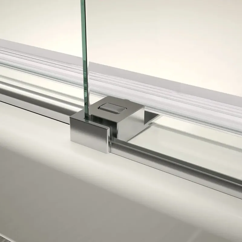 Halo Pro GS 44 ½-47 x 78 ¾ . 8mm Sliding Shower Door Alcove Installation GlassShield® glass Chromium