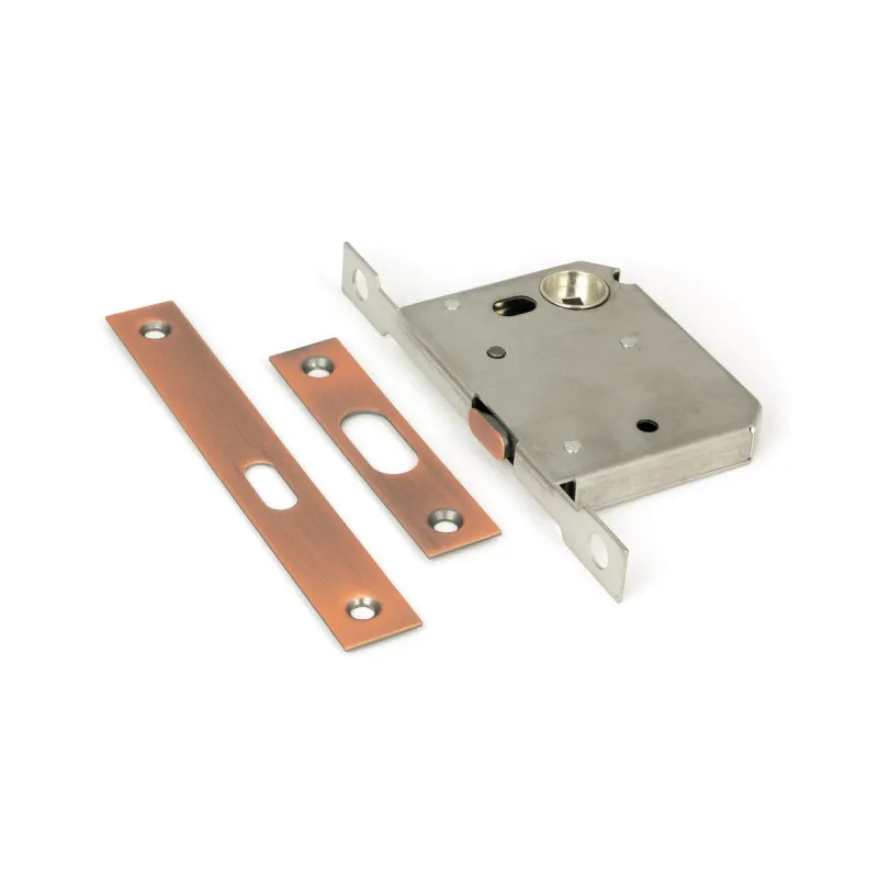 Polished Warm finish 50mm Sliding Door Lock | From Anvil