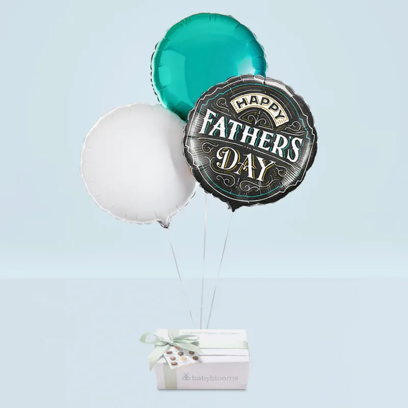 Father's Day Balloon Trio Box Chocolates