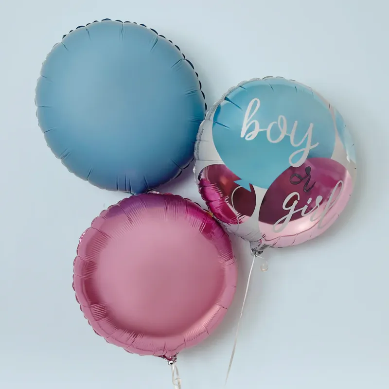 Gender Reveal Trio Balloons