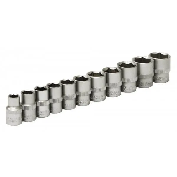 11 Piece ⅜" Sq. Dr. Metric Sockets