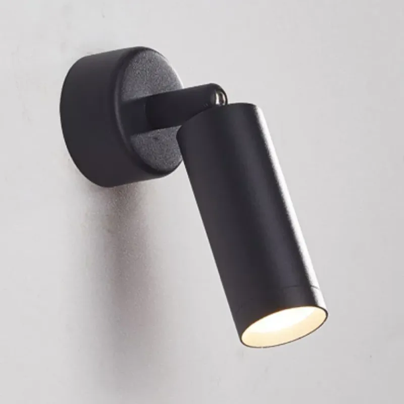 Afralia™ Customizable Metal Spotlight LED Wall Lamp Fixture - Indoor Wall Light