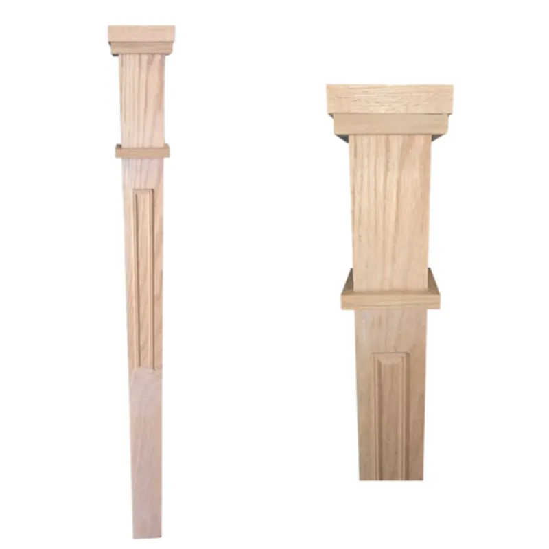 Farmhouse Newel Post - Uniform - Modern or Transitional - RAISED PANEL