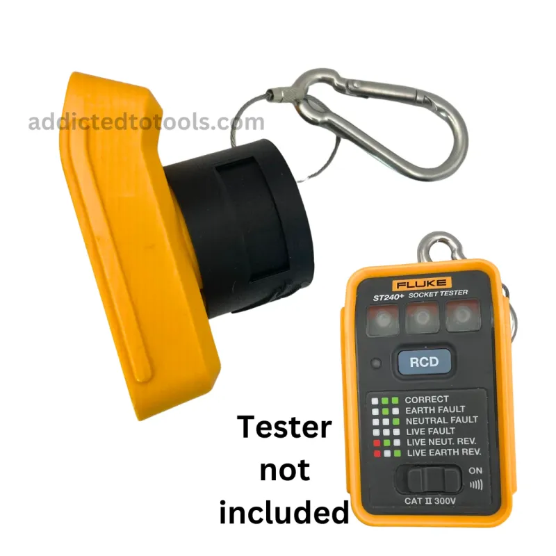Fluke ST240+ keychain holder (Fluke tester not included)