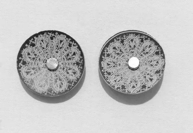 Onyx Medium Circle Studs Fast Response Sensor